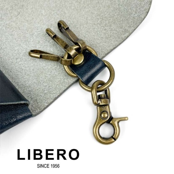 リベロ LIBERO 栃木レザー 日本製 キーケース ステッチデザイン マルチ