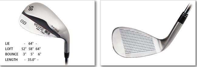 スリップソールウェッジ 52° 58° 64° ウェッジラボ WEDGE Lab スチール