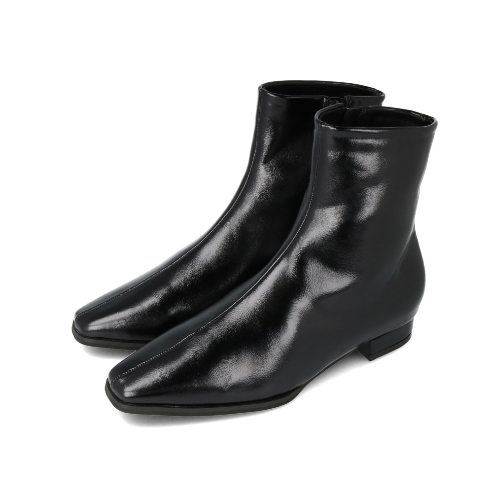 menue（メヌエ） ショートブーツ レディース 太ヒール 2cm ローヒール