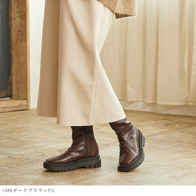 ロングブーツ スクエアトゥ ウエスタン ベルト 厚底 fit=scale-down,w=1200
