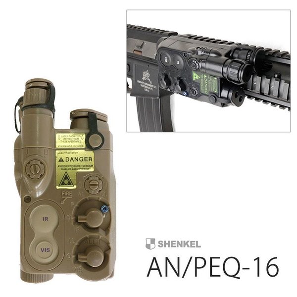 SHENKEL PEQ-16タイプバッテリーケース AN/PEQ-16 Battery Case サバゲー