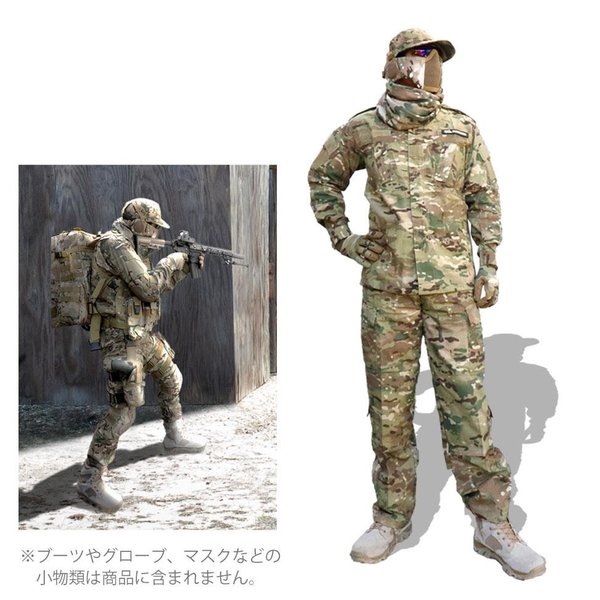 《人気6万枚突破》SHENKEL 迷彩服 マルチカム ACU 上下 セット 帽子 BDU ブーニーハット パトロールキャップ