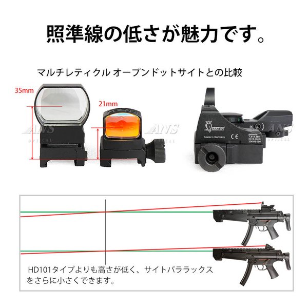 オンライン限定商品 オープンドットサイト ダットサイト ACOG スコープ