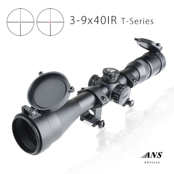 ANS Optical 3-9倍 可変ズーム T-series 3-9x40 IR レッド＆グリーン 