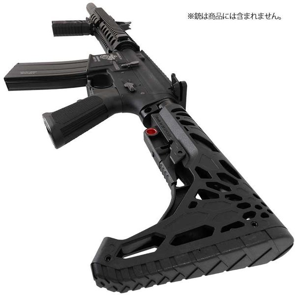 SHENKEL 軽量 カスタム ストック タイフォン クリプテックデザイン CQB M4シリーズに対応 (BK ブラック) サバゲー : stock-011  : アウトサイダーYahoo!店 - 通販 - Yahoo!ショッピング