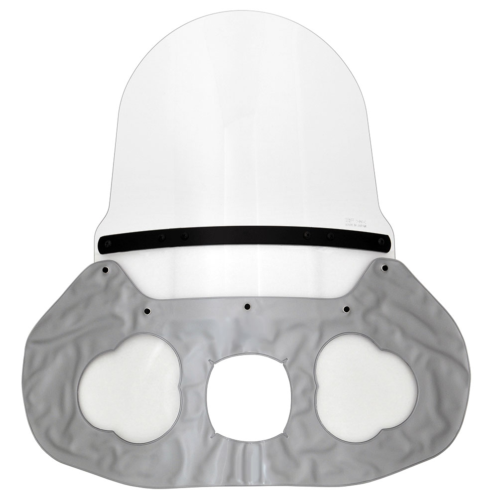 旭風防 ホンダ スーパーカブ ウインドシールド ポピュラー1D【PD01-PC