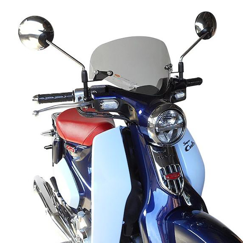 旭風防 メーターバイザー ホンダ スーパーカブ C125専用 グレー 旭風防 メーターバイザー ホンダ スーパーカブ C125専用 グレー