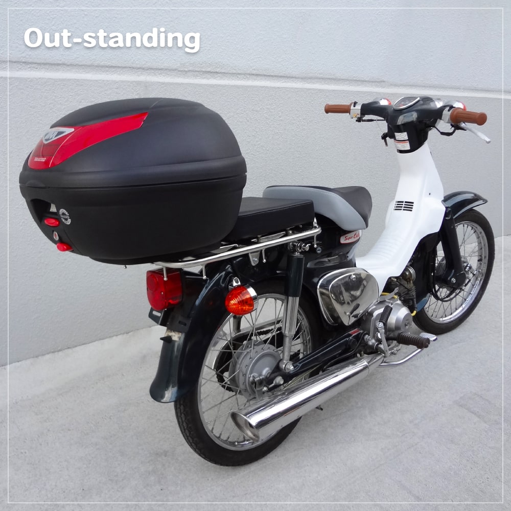 バイク用 リアボックス モノロック 35L FLOWシリーズ E350N2 GIVI E350N2 モノロックケース（2ボタン/スモークレンズ） TECH未塗装