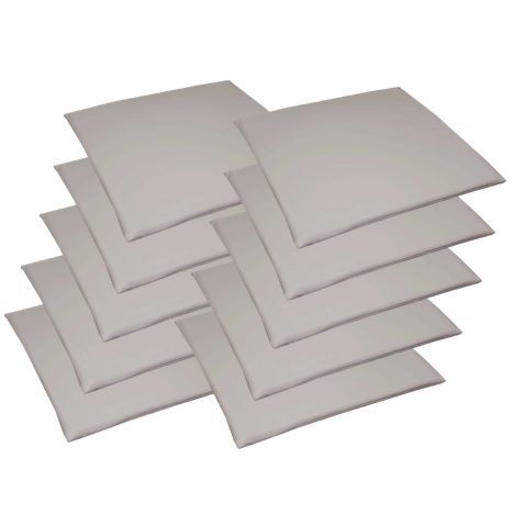 椅子用クッション 座布団 40x40x2.5 合皮 レザー 業務用 ウレタン シート 介護 コラム 薄型 10枚組の画像