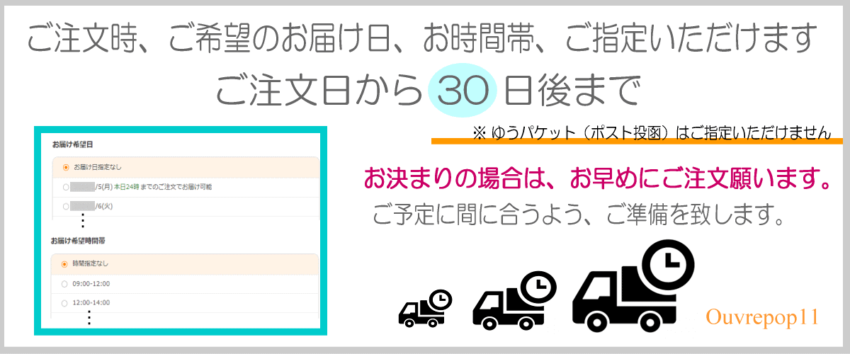 配送日指定OK