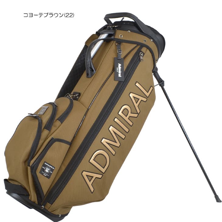 【新品.紙タグ付】アドミラルゴルフ　スタンド キャディバッグ2024年レアカラー 新品.紙タグ付】アドミラルゴルフ スタンド キャディバッグ2024年レア