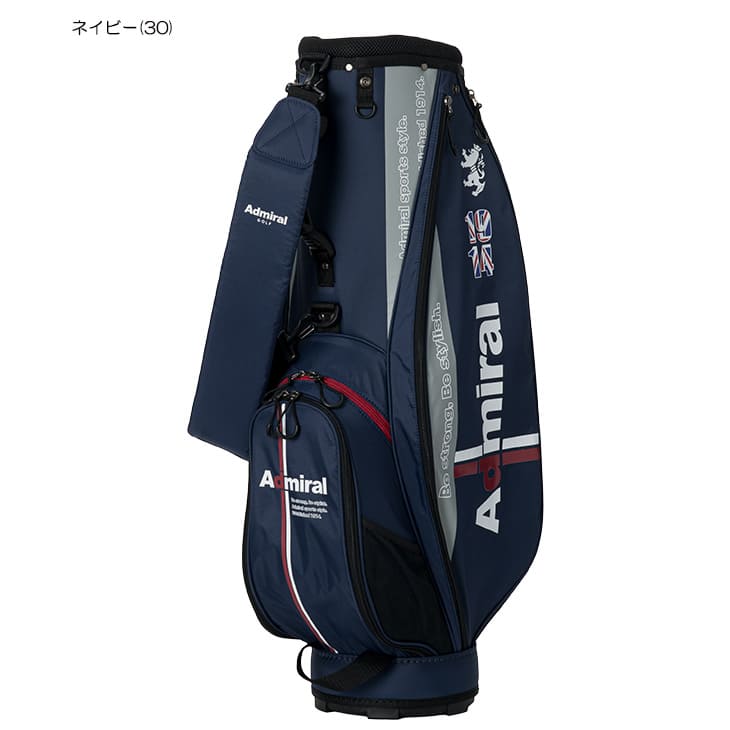 アドミラル キャディバッグ 9型相当 ネイビー×ピンク アドミラル キャディバッグ 9型相当 ネイビー×ピンク Admiral Golf