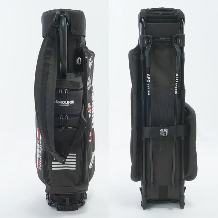 アンダーアーマー　キャディバッグ　ブラック　軽量　約8.5型　スタンド式　単体 UNDER ARMOUR（アンダーアーマー） Under Armour UAゴルフ スタンド