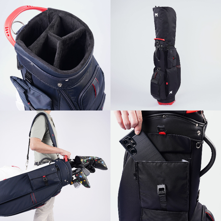 ARGOLF（アールゴルフ） ARGOLF×MNML GOLF コラボ キャディバッグ M