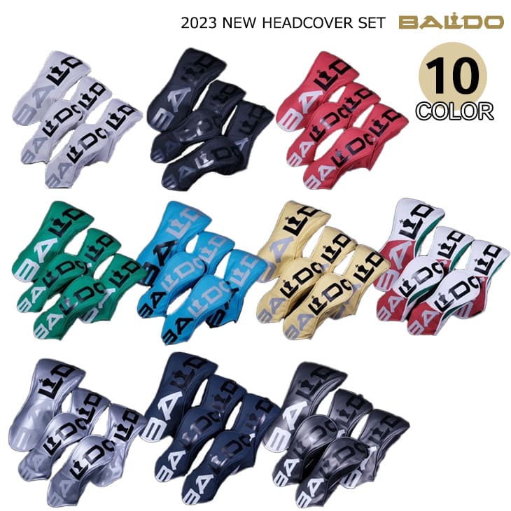 【入荷しました！】バルド BALDO 2023 NEW HEADCOVER 1W、FW、UT、セット ヘッドカバー