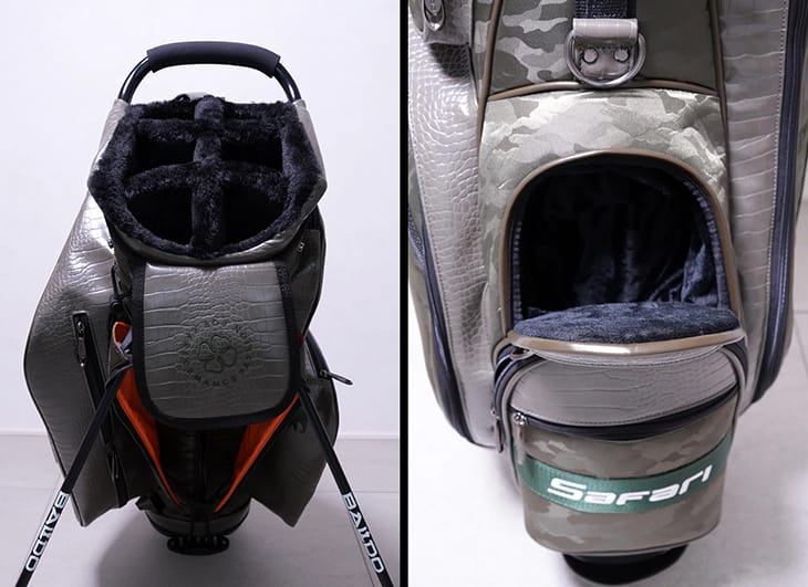 BALDO（バルド） BALDO 2024 NEW JACQUARD & CROCO STAND CADDIE BAG