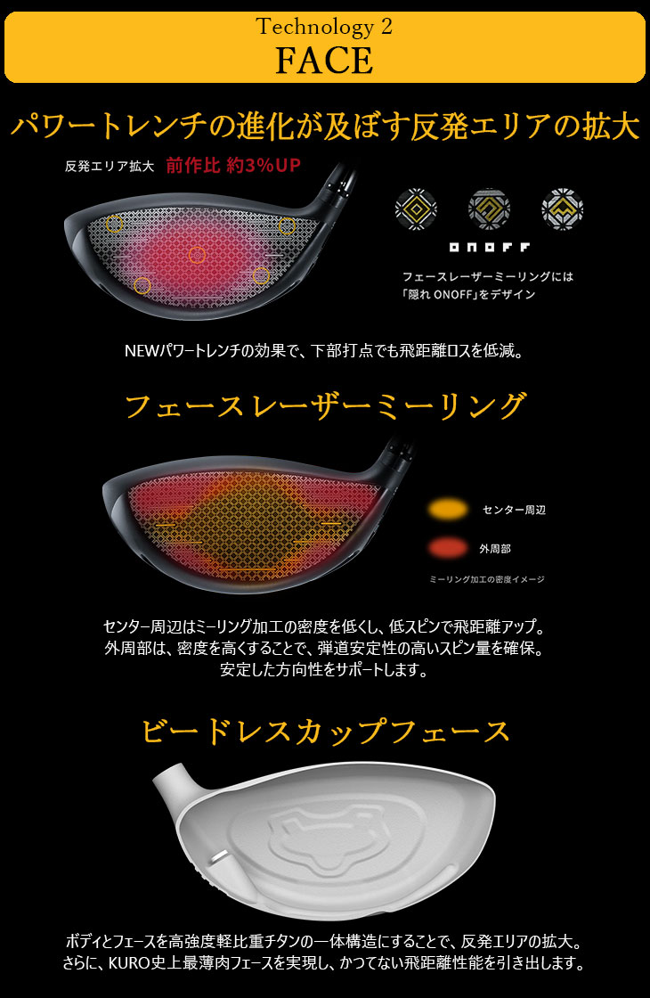 KURO（オノフ） ONOFF KURO(クロ) ドライバー 2026年モデル[DW]オノフ