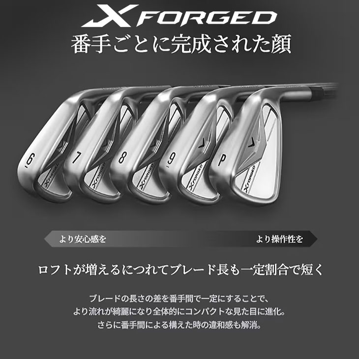 Callaway（キャロウェイ） X FORGED アイアン単品(3I/4I/5I) 2026年