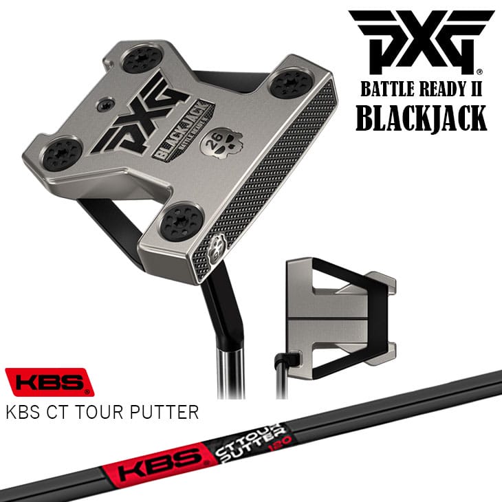 PXG PXG BATTLE READY II BLACKJACK KBS CT TOUR ブラック マレット型