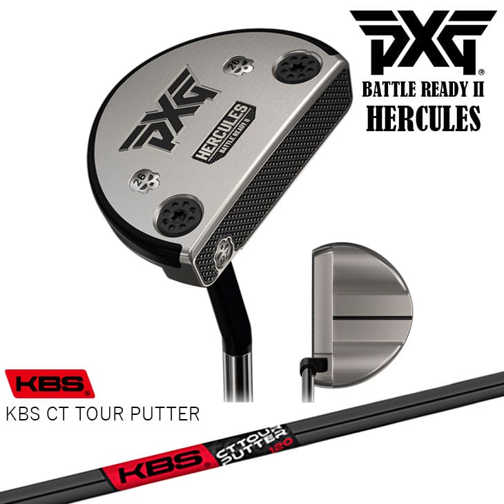 PXG BATTLE READY II HERCULES KBS CT TOUR ブラックマレット型 右用 
