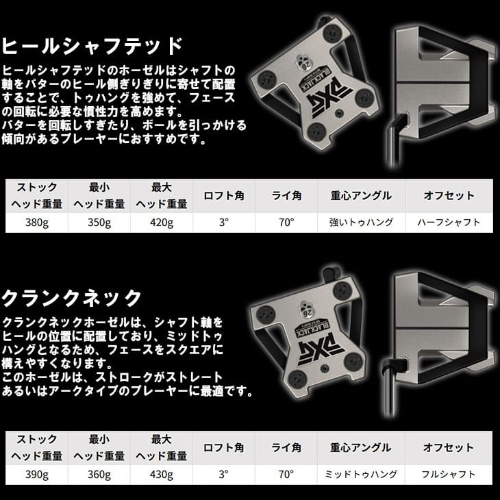 PXG BATTLE READY II BLACKJACK DARKNESS KBS CT TOUR ブラック