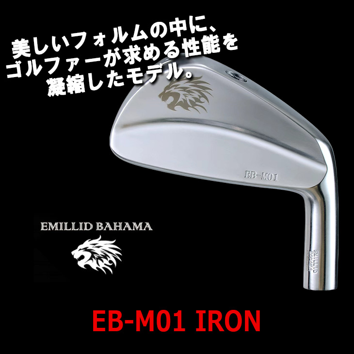 EMILLID BAHAMA（エミリッドバハマ） EB M-01 アイアン6本set(6I-PW