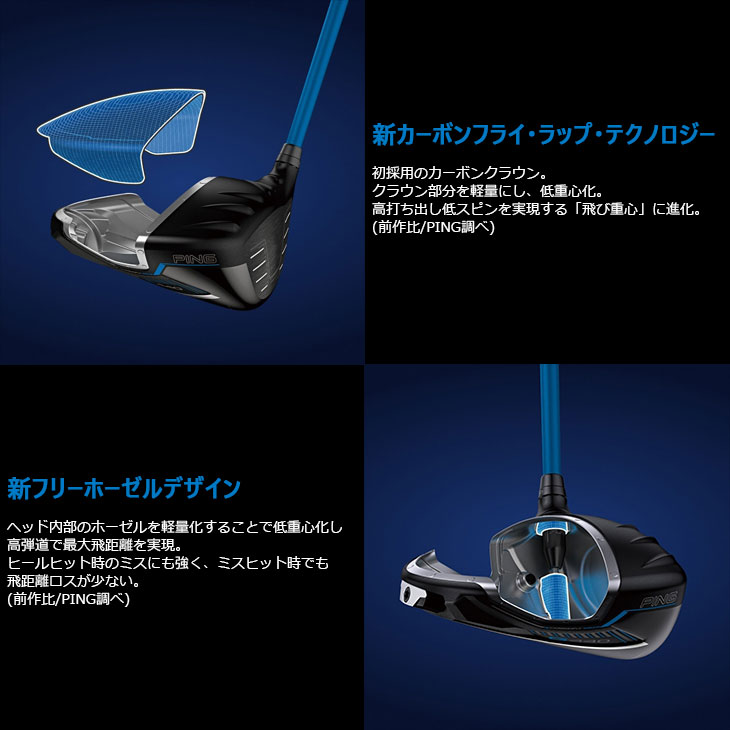 G440 LST ドライバー 標準クラブ + スリーブ付シャフト[DW]ピン