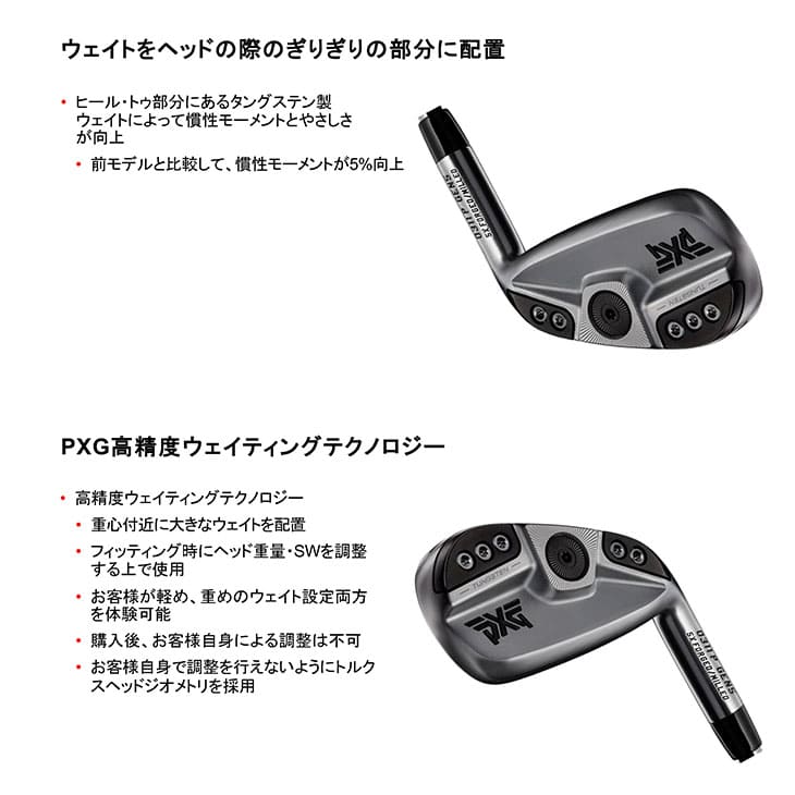 PXG/0311 P GEN5 アイアン/Black(ブラック/黒)/5本セット(6I〜PW)/N.S.