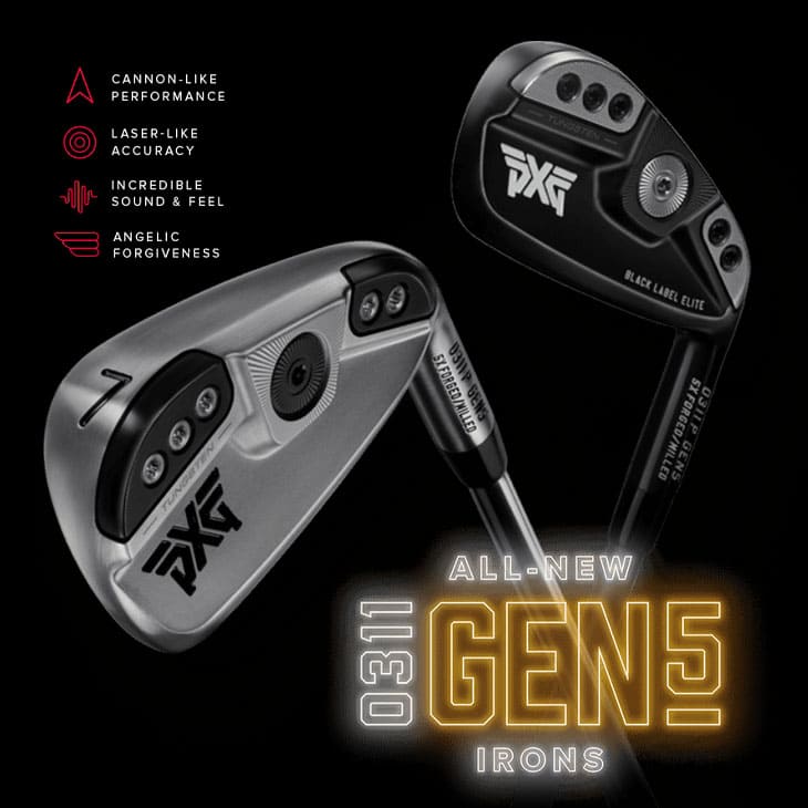 PXG/0311 P GEN5 アイアン/Black(ブラック/黒)/5本セット(6I〜PW)/N.S.