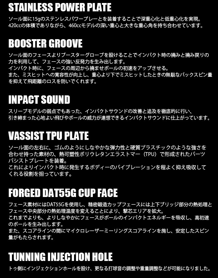 BALDO（バルド） BALDO TT DRIVER GT PROTO 420 SHALLOW ドライバー[DW