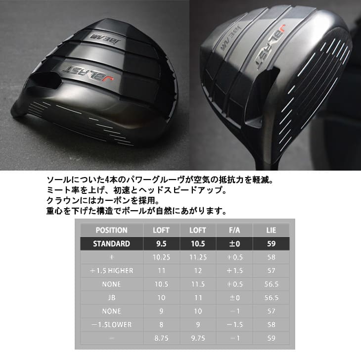 JBEAM JBLAST X DRIVER ドライバー[DW]ジェイビームJBEAM SPARKLING
