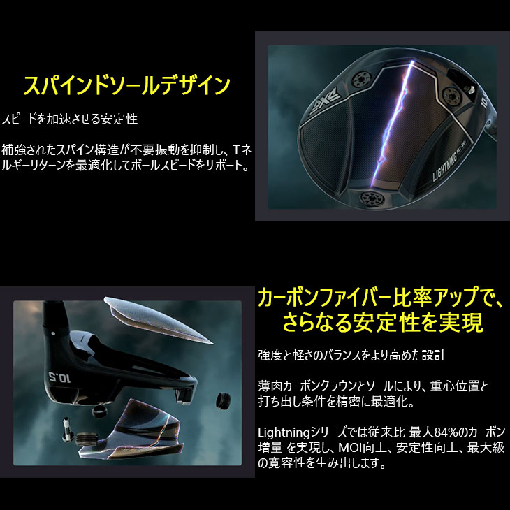 PXG PXG Lightning Tour Mid ドライバー[DW]ピーエックスジーPXG 24