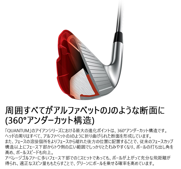 Callaway（キャロウェイ） QUANTUM MAX アイアン5本set(6I-PW)[6P