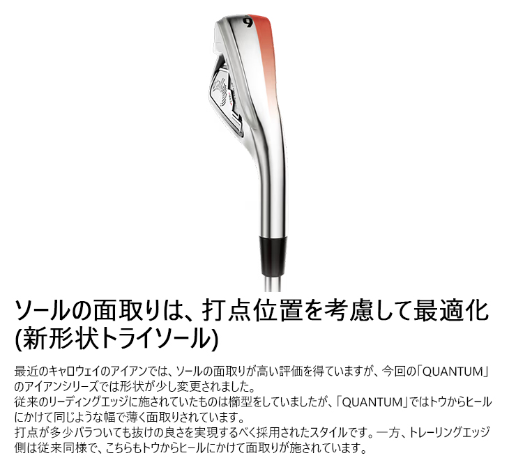 Callaway（キャロウェイ） QUANTUM MAX アイアン5本set(6I-PW)[6P