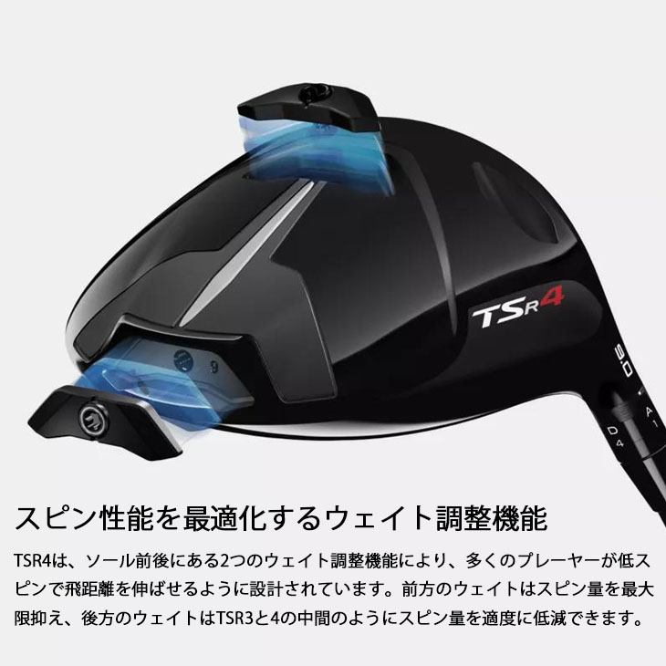 TSR4 USモデル 2022 ドライバー[DW]タイトリストTitleist ループ