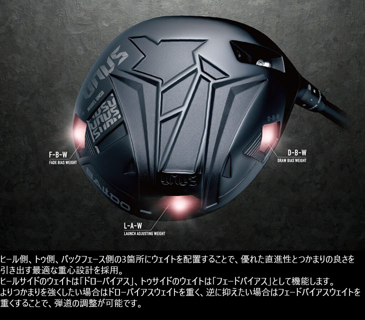 BALDO（バルド） BALDO UNUS MODEL SD ドライバー ウヌス[DW]バルド