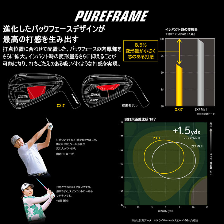 スリクソン ZXi7 ブラッククロム アイアン6本セット メンズゴルフ 限定品 限定】ダンロップ メンズ スリクソン ZXi7 ブラッククロム アイアン 6