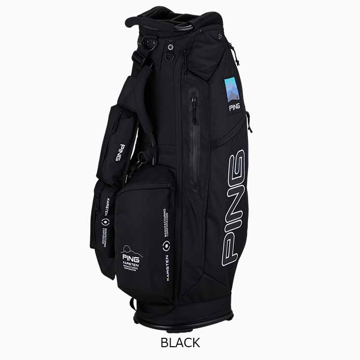 PING ピン キャディバッグ ツアーモデル 10型 ナイロンフード付き PING ピン CB-N2504 OUTDOOR 38655 アウトドア キャディバッグ 9