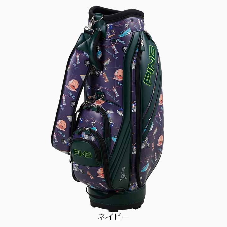 【超美品】MR.PING ブラックアウト キャディバッグ PING 【予約】【数量限定】PING ピン CB-N2506 Mr.PING RIDER