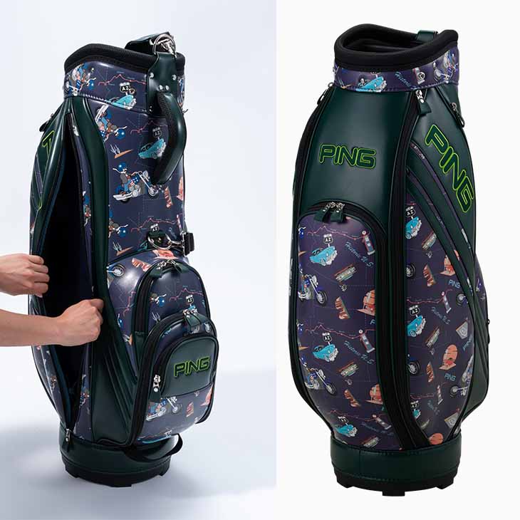 ゴルフ　GOLF　キャディバック　PING　ピン PING ピン ゴルフ キャディバッグ8.5型【ブルー】新品