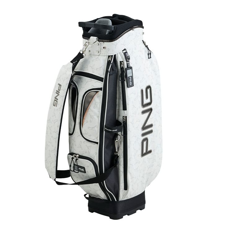 PING ANSER ゴルフバッグ 良品 希少 PING ピン ANSER アンサー カート型キャディバッグ 14分割