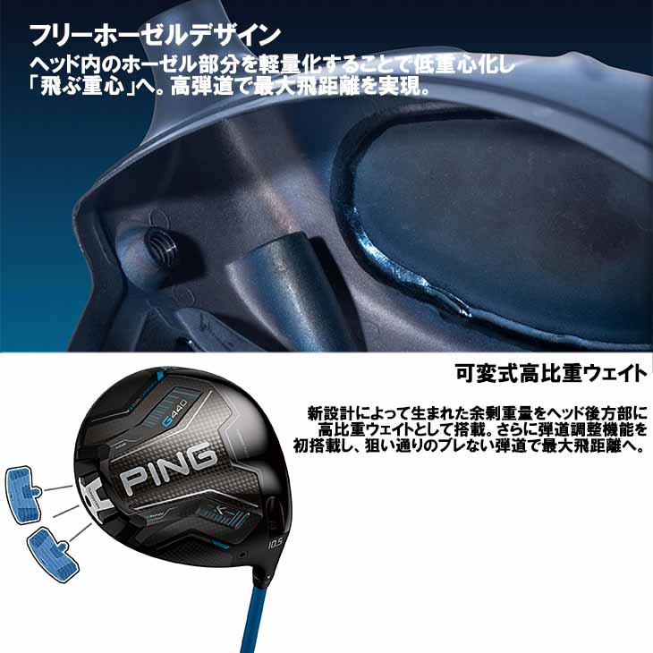 PING（ピン） G440 K ドライバー DRIVER [JC]/9度/10.5度/12度/ピン