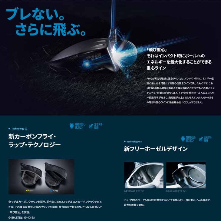 PING 【在庫品即納】ピン G440 ドライバー MAX DRIVER 9度 10.5