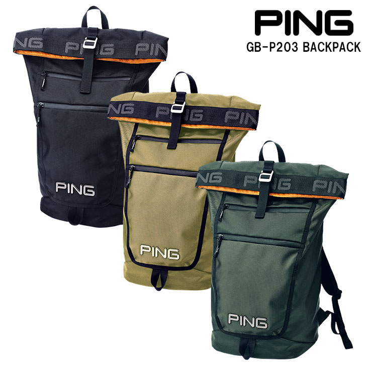 PING ピン GB-P203 BACKPACK バックパック メンズ リュック ゴルフバッグ 35045