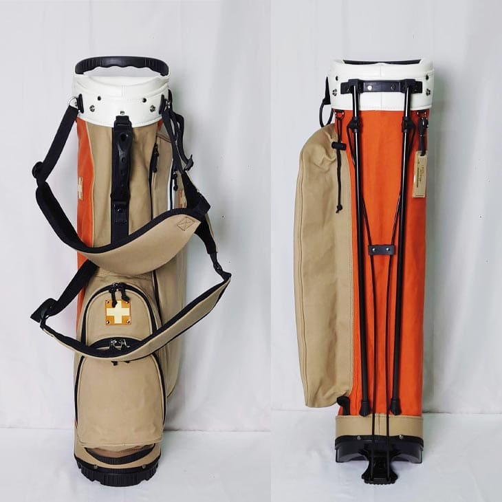 ゴルフバッグ 木の庄帆布（KinoshoTRANSIT）「KHG-STG01W」 木の庄帆布（Kinosho Hampu） 【在庫品即納】木の庄帆布
