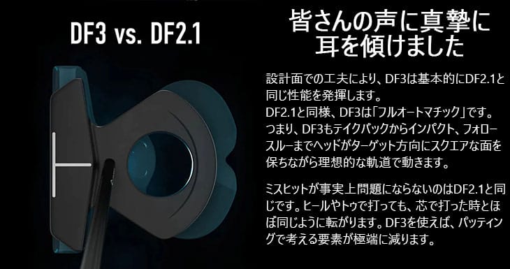 L.A.B. GOLF ラブ・ゴルフ DF3 パター ライ角バランスパター