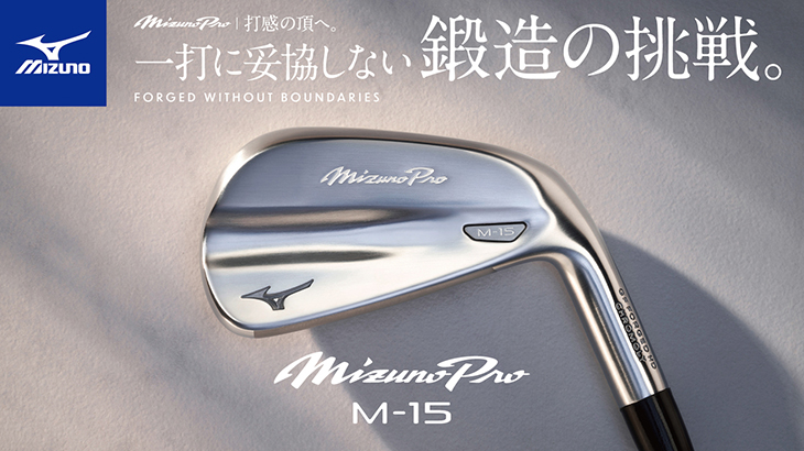 Mizuno Pro M-15 アイアン単品(4I/GW) 標準仕様クラブ 右用 2025年