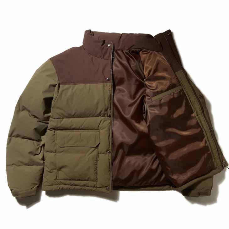 NEW ERA（ニューエラ） ダウンジャケット リップストップ オリーブ