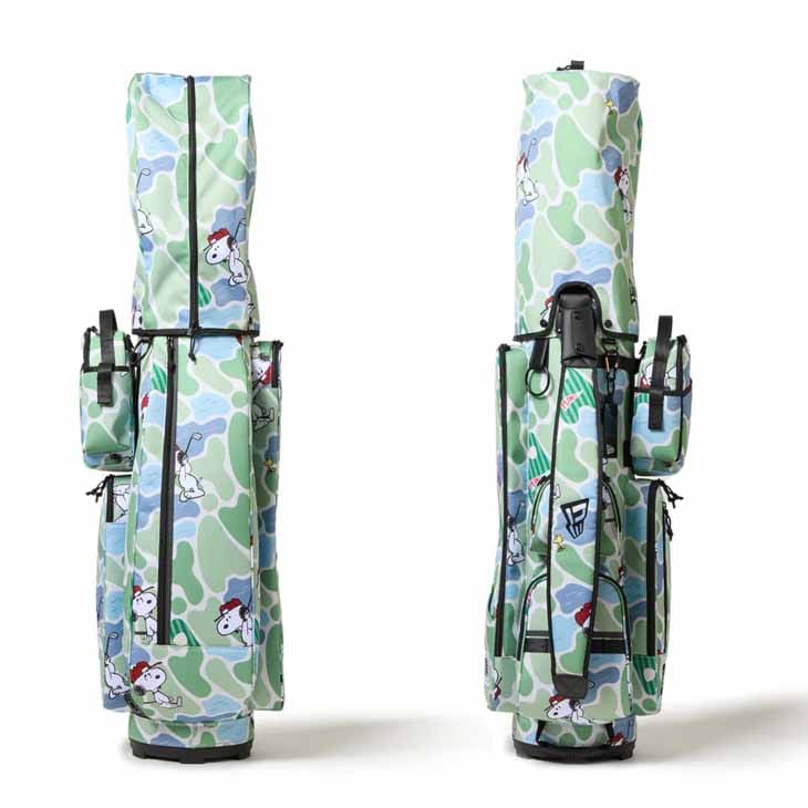 NEW ERA カモフラージュ キャディバッグ NEW ERA（ニューエラ） NEW ERA GF CADDIE PEANUTS CAMO MLT