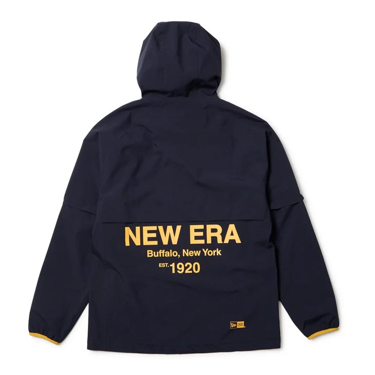 NEW ERA（ニューエラ） ネイビー GF RAIN JACKET 2-WAY SLEEVE NVY